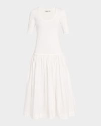 Patton Drop-Waist Midi Dress