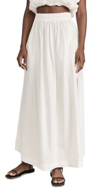MIKOH Delia Maxi Skirt Bone 1