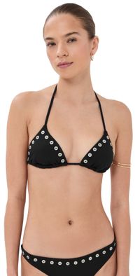 STAUD Lido Bikini Top Black XL