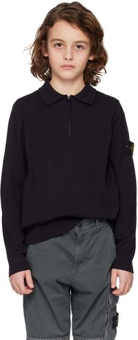 Stone Island Junior Kids Navy 503B9 Polo