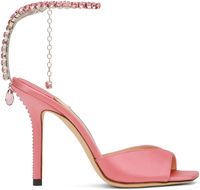 Jimmy Choo Pink Saeda 100 Heeled Sandals