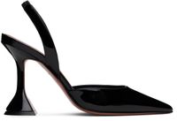 Amina Muaddi Black Holli Sling Heels