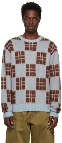 Awake NY Pull bleu à carreaux