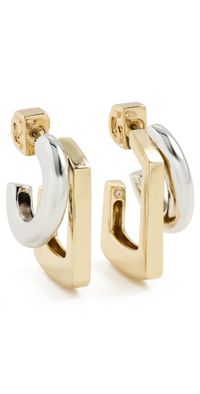 DEMARSON Tina Mini Earrings Two-Tone One Size