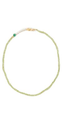 Chan Luu Lottie Necklace Peridot Mix One Size