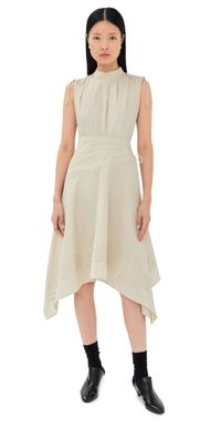 3.1 Phillip Lim Sleeveless Ruched Dress Stone 8