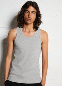 Colorful Standard - Débardeur col rond en coton bio - Taille XL - Gris