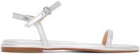 Aeyde Silver Nettie Sandals