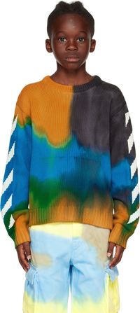 Off-White Kids Multicolor Tie-Dye Sweater