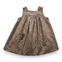 Bonpoint - Seconde Main - Robe bébé marron - 12 mois - Taille 12M - Marron