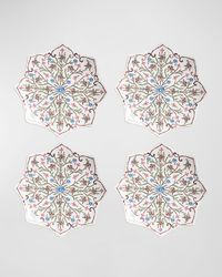 Villa Seville Scalloped Side Cocktail Plates, Set of 4