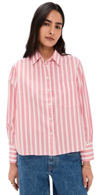XIRENA Monroe Shirt Rosebud Stripe XL