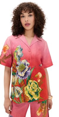 ALÉMAIS Inez Shirt Pink Ombre 10