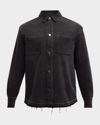 Men's Alex Graphic Denim Overshirt