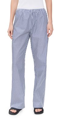 DONNI. The Pop Simple Pants Navy Stripe L
