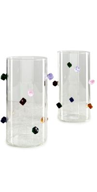 FAZEEK Jewel Highballs Set of 2 Multi One Size