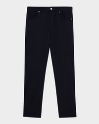 Men's Wool Straight Fit Five-Pocket Pants