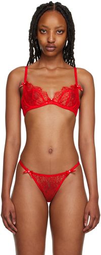 Agent Provocateur Soutien-gorge Lorna rouge