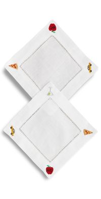 Abbode NYC Napkins White One Size