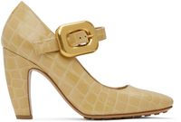 Bottega Veneta Beige Mostra Mary-Jane Pumps