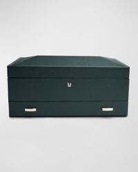 British Racing 10-Piece Watch Box with Drawer