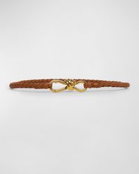 Intrecciato Braided Nappa Leather Belt