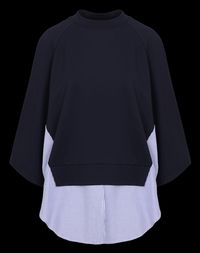 Imperial - Sweat deux-en-un rayé - Taille M - Bleu