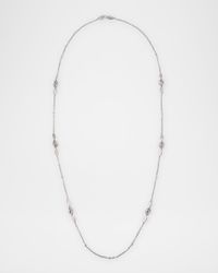 Kyma Amethyst, Quartz and Swiss Topaz Necklace