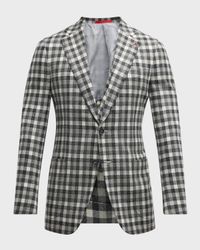 Men's Wool-Cashemere Check Sport Coat