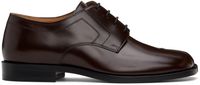 Maison Margiela Brown Tabi Lace-Up Oxfords