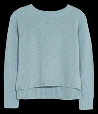 Bellerose - Pull col rond en laine mélangée - Taille 12A - Bleu