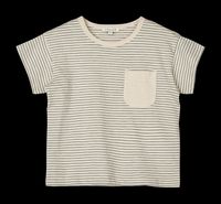 Liewood - T-shirt col rond rayé en coton biologique - Taille 6A - Blanc