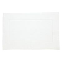 Coton Pur - Tapis de bain 100 coton peigné - Taille 50x80 - Blanc