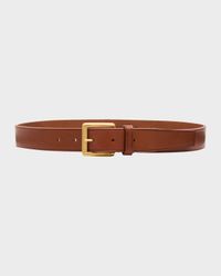 Minimal Leather Belt