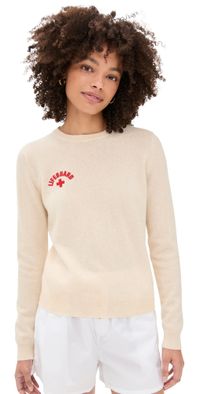 Jumper 1234 Cashmere Beach Crew Sweater Oatmeal 1