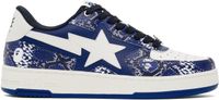 BAPE SSENSE Exclusive Blue & White Tape STA Sneakers
