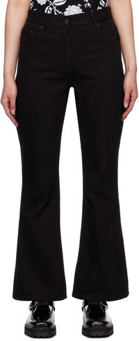Ernest W. Baker Black Flare Jeans