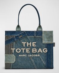 The Deconstructed Denim Large Tote Bag