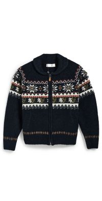 DUNST Cowichan Cardigan Navy S