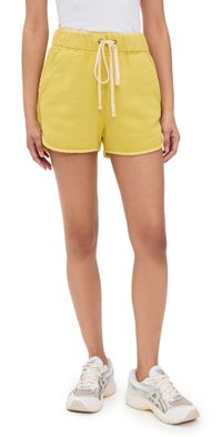 Les Tien Serena Scallop Shorts Electric Dijon S