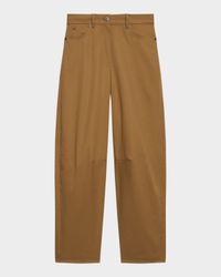 Drop Curve-Leg Pants