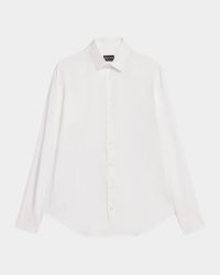 Men's Solid Tencel Sport Shirt