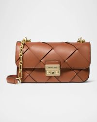 Tribeca Small Convertible Woven Shoulder Bag