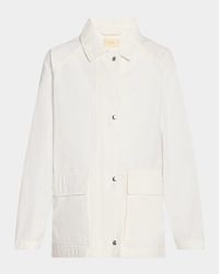 Elodianna Long-Sleeve Cotton Utility Jacket
