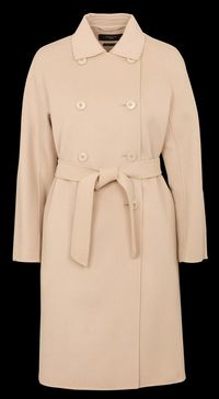 Max Mara Week End - Veste col classique en laine vierge mélangée - Taille 44 - Beige