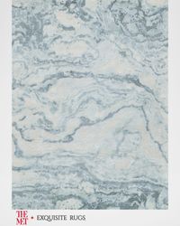 Saccara Hand-Loomed Blue Rug, 10' x 14'
