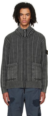 Stone Island Gray Faded Sweater