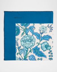 Men's Silk Large Paisley Pocket Square