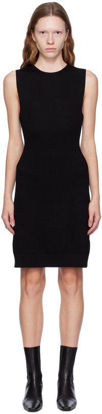 TOTEME Robe courte cintrée noire