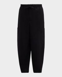 Men's Striped Cargo Jogger Pants